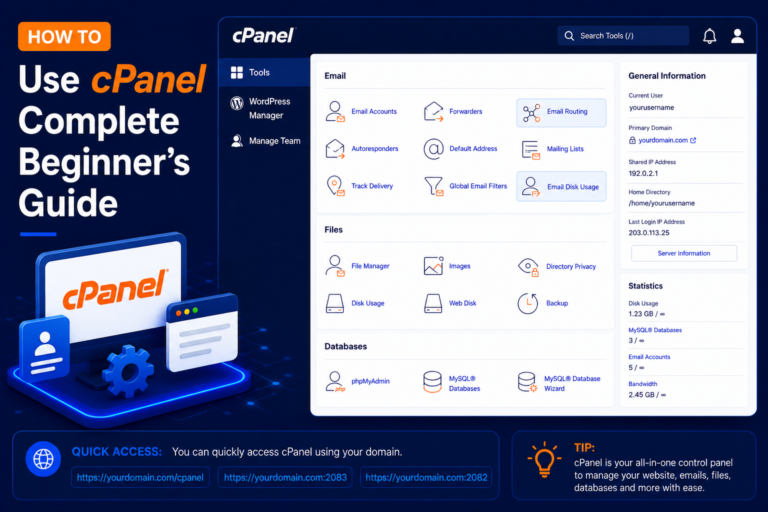 How to Use cPanel Complete Beginner’s Guide