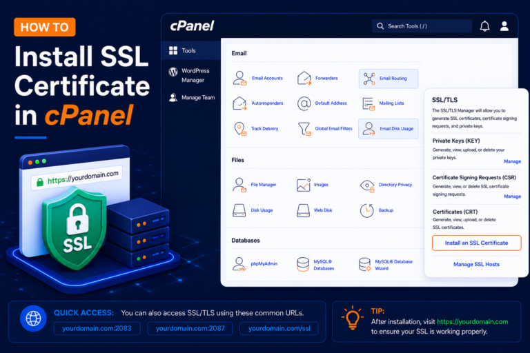 How to Install an SSL Certificate in cPanel