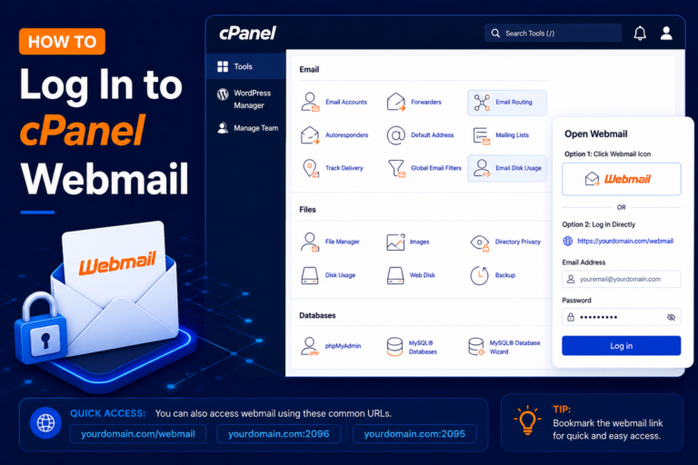 How to Log In to cPanel Webmail