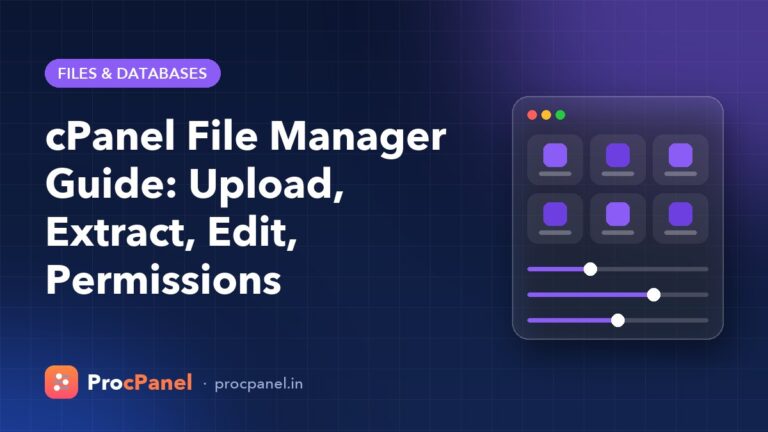 cPanel File Manager Guide: Upload, Extract, Edit, Permissions