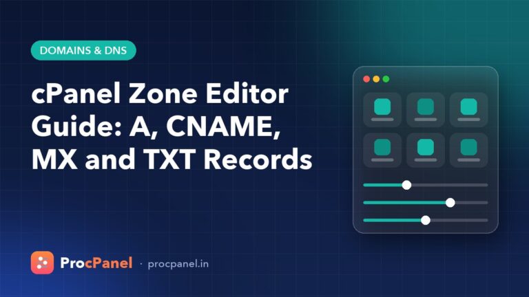 cPanel Zone Editor Guide: A, CNAME, MX and TXT Records